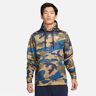 Nike Therma-FIT Men's Pullover Camo Training Hoodie