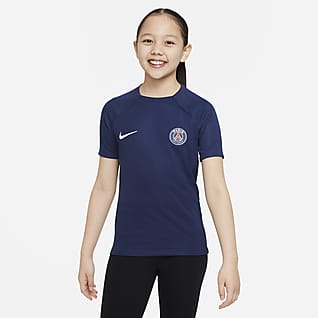 Paris Saint-Germain Academy Pro Kortærmet Nike Dri-FIT-fodboldtrøje til større børn