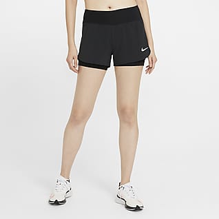 Nike Eclipse 2-i-1 løpeshorts til dame
