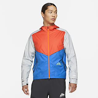 Nike Windrunner เสื้อแจ็คเก็ตวิ่งเทรลผู้ชาย