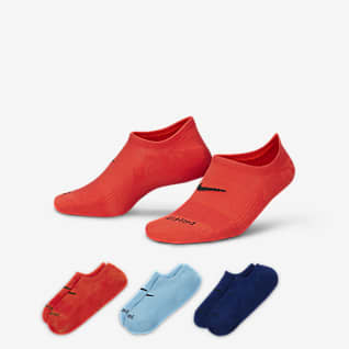 Nike Everyday Plus Cushioned Socquettes ouvertes de training pour Femme (3 paires)