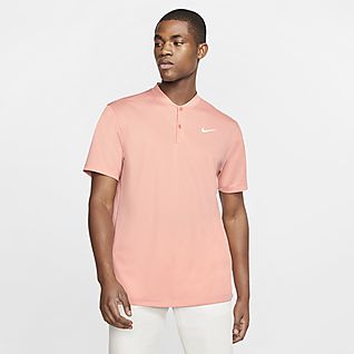 pink nike golf shirt mens