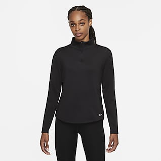 Nike Therma-FIT One Långärmad tröja med halv dragkedja för kvinnor