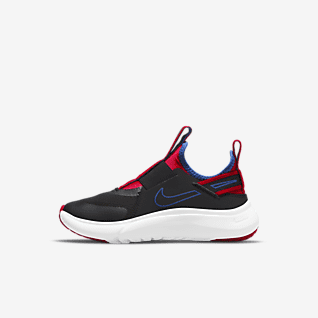 Red nike slip ons clearance