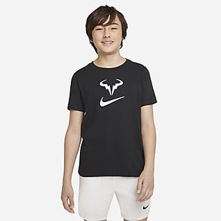 NikeCourt Dri-FIT Rafa Older Kids' Tennis T-Shirt