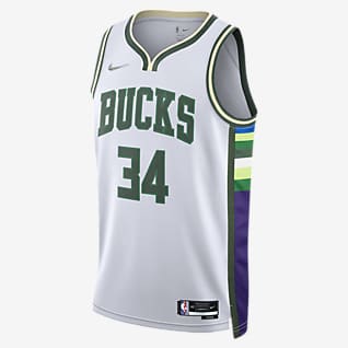 Milwaukee Bucks City Edition Nike Dri-FIT NBA Swingman Jersey