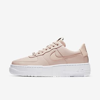 nike air force 1 low pink and white