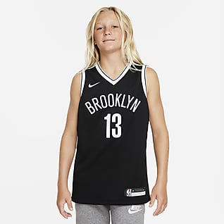 Brooklyn Nets Icon Edition 2021/22 Maillot Nike NBA Swingman pour Enfant plus âgé