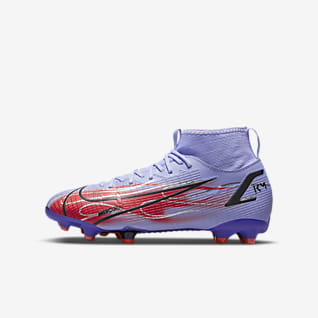 Nike Jr. Mercurial Superfly 8 Academy KM MG Younger/Older Kids' Multi-Ground Football Boot