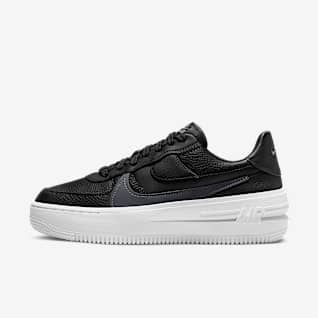Donna Nero Air Force 1 Scarpe. Nike IT