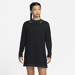 Nike Sportswear Swoosh Women's Graphic Long-Sleeved Dress