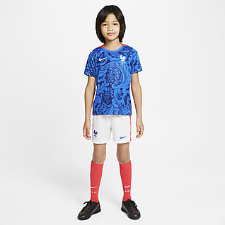 FFF 2022 Home Younger Kids' Nike Football Kit