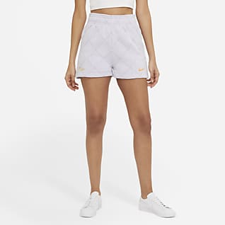 black and white nike shorts womens