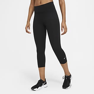 Nike One Capri-Leggings mit halbhohem Bund für Damen