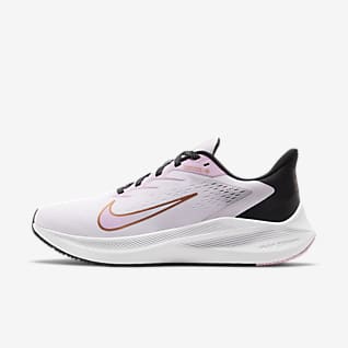 nike pink and purple running shoes
