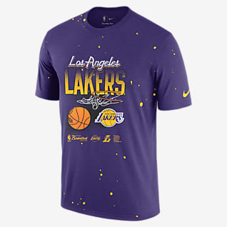 Los Angeles Lakers Courtside Splatter Men's Nike NBA T-Shirt