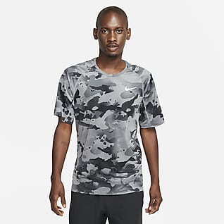 Nike Pro Men's Short-Sleeve Camo Top