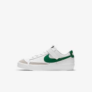 green nike shoes for kids