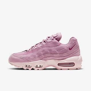 nike air max pink and white womens