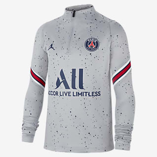 Paris Saint-Germain, čtvrté Fotbalové tréninkové tričko Nike Dri-FIT pro větší děti