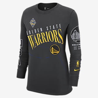 Golden State Warriors Courtside City Edition Women's Nike NBA Long-Sleeve T-Shirt