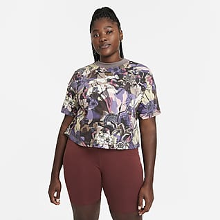 Nike Sportswear Femme Damska koszulka z krótkim rękawem (duże rozmiary)