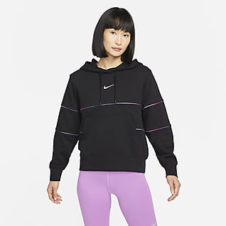 Nike Sportswear เสื้อมีฮู้ดผ้าเฟรนช์เทรีมีกราฟิกผู้หญิง