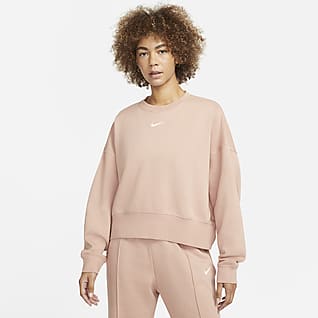 Nike Sportswear Collection Essentials Sweat-shirt oversize en tissu Fleece pour Femme