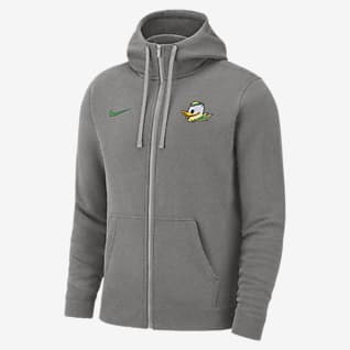 Nike College Club (Oregon) Men's Full-Zip Fleece Hoodie