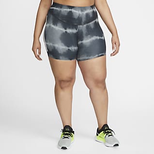 Nike Dri-FIT One Luxe Women's 7" Mid-Rise Printed Training Shorts (Plus Size)
