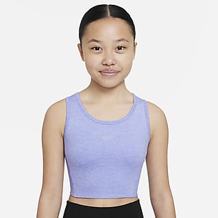 Nike Yoga Dri-FIT Singlet til store barn (jente)