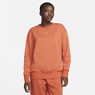 Nike Sportswear Phoenix Fleece Sweatshirt i oversize-modell med rund hals för kvinnor