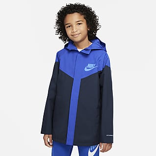 Nike Sportswear Storm-FIT Windrunner Chamarra para niño talla grande