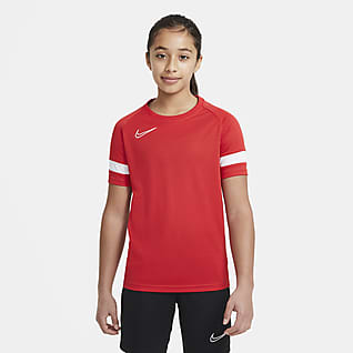 Nike Dri-FIT Academy Κοντομάνικη ποδοσφαιρική μπλούζα για μεγάλα παιδιά