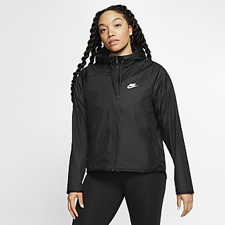 Mujer Negro Cortavientos. Nike ES