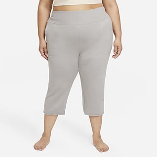 Nike Yoga Luxe Women's Cropped Fleece Pants (Plus Size)