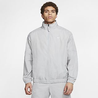 nike gingham check track jacket