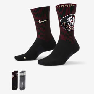 Nike College Multiplier (Florida State) Crew Socks (2 Pairs)