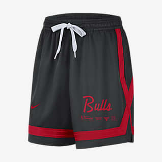 Chicago Bulls Courtside Nike Dri-FIT NBA-shorts för kvinnor