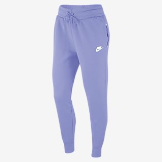 purple nike track pants