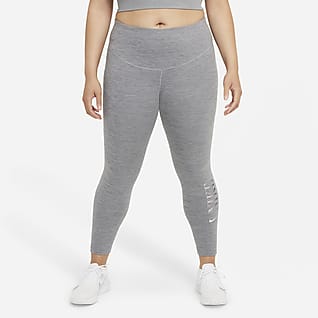 Nike Dri-FIT One Women's Mid-Rise 7/8 Graphic Leggings (Plus Size)