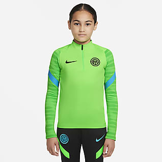Inter Milan Strike Fotbalové tréninkové tričko Nike Dri-FIT pro větší děti