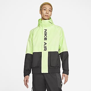 Nike Air เสื้อแจ็คเก็ตมีฮู้ดบุซับในผู้ชาย