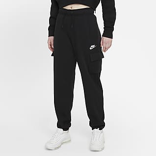 Nike Sportswear Essentials Γυναικείο παντελόνι cargo μεσαίου ύψους