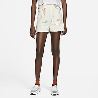 Nike Sportswear Wild Oasis Shorts de tejido Fleece para mujer