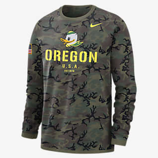 Nike College Dri-FIT (Oregon) Men's Long-Sleeve Sweatshirt