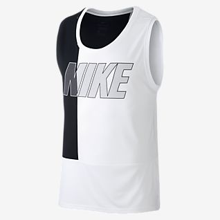 white nike tank top