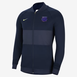 F.C. Barcelona Men's Full-Zip Football Tracksuit Jacket
