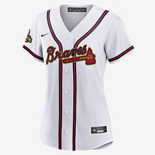 MLB Atlanta Braves 2021 World Series Champions Gold (Dansby Swanson) Women's Replica Baseball Jersey