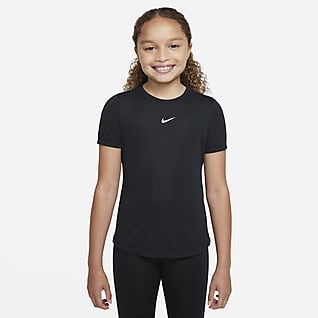 Nike Dri-FIT One Meisjestop met korte mouwen